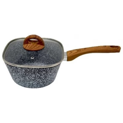 Ковш с крышкой и гранитным покрытием Edenberg EB-3671 - 1.5 л