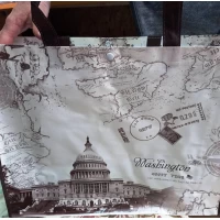 Сумка для продуктов на кнопке 45×36×12см 6 рисунков