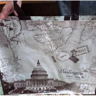 Сумка для продуктов на кнопке 45×36×12см 6 рисунков Сумка для продуктов на кнопке 45×36×12см 6 рисунков