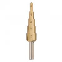 Сверло ступенчатое по металлу 4-12 мм INTERTOOL SD-5812