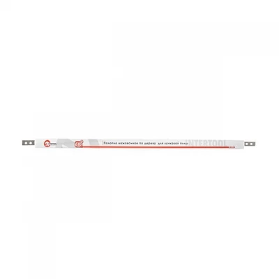 Полотно ножовочное по дереву 610 мм для лучковой пилы INTERTOOL HT-3016 Полотно ножовочное по дереву 610 мм для лучковой пилы INTERTOOL HT-3016