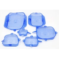 Набор Силиконовых Крышек 6 Шт Прямоугольные 07 SL