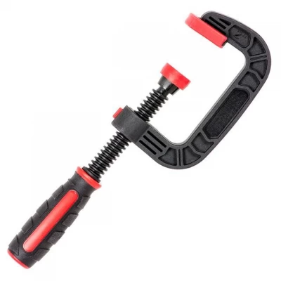 Струбцина тип "C" 3",75мм, нейлоновая INTERTOOL HT-6012 Струбцина тип "C" 3",75мм, нейлоновая INTERTOOL HT-6012