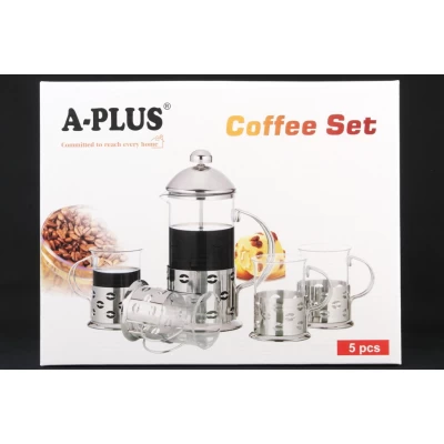 Заварник - Пресс 600 мл + 4 чашки А-Плюс 1030