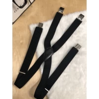 Подтяжки мужские черные баталы