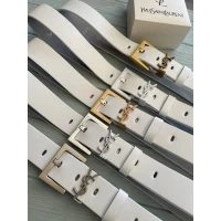 Женский ремень натуральная кожа Yves Saint Laurent, Ширина 4 см