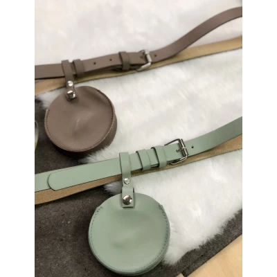 Сумочки с ремнями для крутых образов, Натуральная кожа, Ширина ремня:2,5 см  Сумочка:10*3