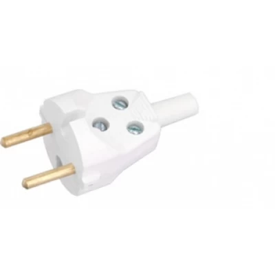 Вилка 6А прямая Bylectrica В6-215