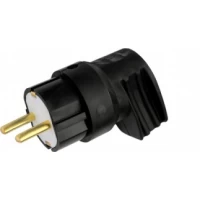 В16-416 Вилка 16А угловая каучук Bylectrica