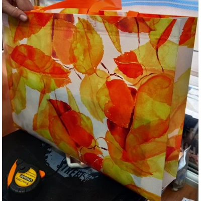 Сумка для покупок Листики, размер 43×33×11см Сумка для покупок Листики, размер 43×33×11см