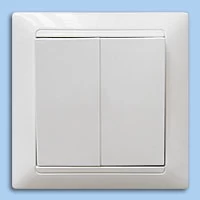 С510-803 Выключатель двойной внутренний Bylectrica белый