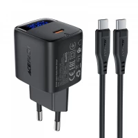 Home Charger | 30W | PD | C to C Cable (1m) — Acefast A115