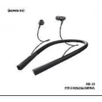 Bluetooth Earphones Remax RB-S1 Black Bluetooth Earphones Remax RB-S1 Black