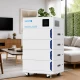 Гибридный инвертор VR-S51102 с двумя аккумуляторами 10,24KWh с корпусом на колесах LiFePo4 Гибридный инвертор VR-S51102 с двумя аккумуляторами 10,24KWh с корпусом на колесах LiFePo4