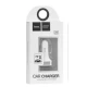 Car Charger | 15.5W | 2 USB | Digital Display — Hoco Z3 __ — White Car Charger | 15.5W | 2 USB | Digital Display — Hoco Z3 __ — White