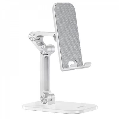 Holder Hoco PH34 Excelente double folding desktop stand — white Holder Hoco PH34 Excelente double folding desktop stand — white