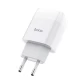 Home Charger 2.1A 1U Hoco C72A — White Home Charger 2.1A 1U Hoco C72A — White