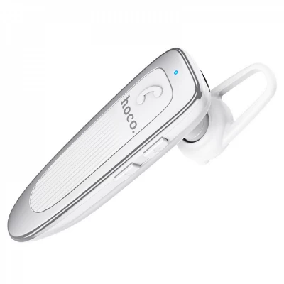 Bluetooth-гарнітура — Hoco E60 Brightness business — White Bluetooth-гарнітура — Hoco E60 Brightness business — White