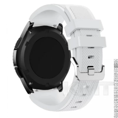Ремінець Silicone Band — Універсальний 22 mm — White