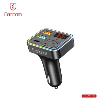 Fm Modulator MP3 | Car Charger | 3.1A | 2U | 1C — Earldom ET-M109 Fm Modulator MP3 | Car Charger | 3.1A | 2U | 1C — Earldom ET-M109
