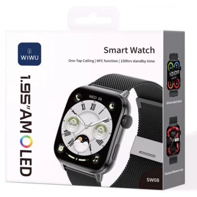Wiwu SW08 Smart watch  — Silver