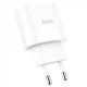 Home Charger 20W PD QC3.0 C to Lightning Cable (1m) Hoco C95A — White Home Charger 20W PD QC3.0 C to Lightning Cable (1m) Hoco C95A — White