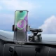 Car Holder Hoco HW5 Journey wireless fast charging (center console) — Black Car Holder Hoco HW5 Journey wireless fast charging (center console) — Black