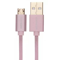 Кабель Micro 2.4A (1m) — Momax DDM3L2 — Rose Gold