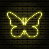 Ночной светильник — Neon Amazing — Butterfly