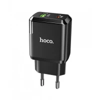 Home Charger | 20W | PD | QC3.0 — Hoco N5 — Black