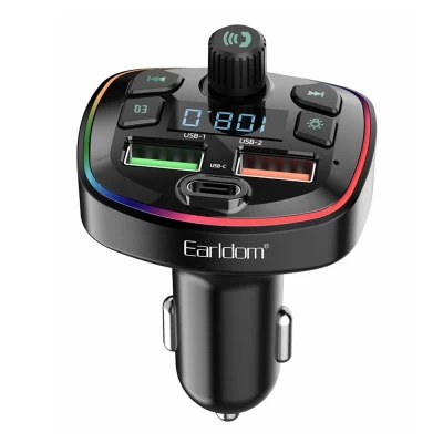 Fm Modulator MP3 | Car Charger | 3.1A | 2U | 1C — Earldom ET-M71 Fm Modulator MP3 | Car Charger | 3.1A | 2U | 1C — Earldom ET-M71