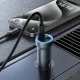 Car Charger | 48W | PD | USB QC3.0 | USB-C | — Hoco Z54A __ — Metal Grey Car Charger | 48W | PD | USB QC3.0 | USB-C | — Hoco Z54A __ — Metal Grey