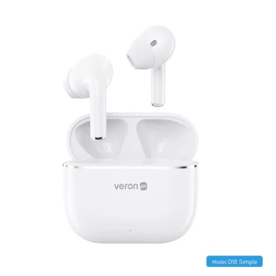 TWS Bluetooth Headset Veron — Veron D18 Simple TWS Bluetooth Headset Veron — Veron D18 Simple