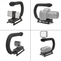 Gimbal Stabilizer | Multifunctional | Bluetooth | Microphone & LED Lamp | AY-49U