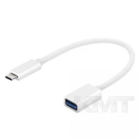 Adapter OTG USB C To USB (0.1m) White