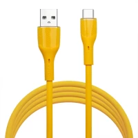 Кабель USB C 3A (2m) Veron SC062 Silicon Yellow Кабель USB C 3A (2m) Veron SC062 Silicon Yellow