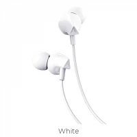 Дротові навушники Hoco M60 Perfect sound universal, 3.5 мм, з мікрофоном — White