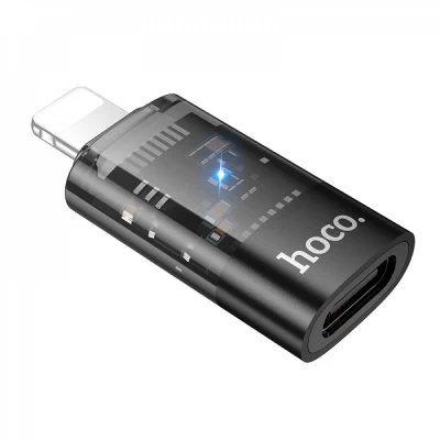Adapter Lightning To USB C Hoco UA36A — Black