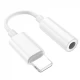 Adapter Lightning To 3.5mm Hoco LS34 — White Adapter Lightning To 3.5mm Hoco LS34 — White