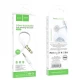 Кабель Aux (1m) Hoco UPA16 — White