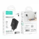 Home Charger 45W PD QC3.0 C to Lightning Cable (1m) Hoco C127A — Black Home Charger 45W PD QC3.0 C to Lightning Cable (1m) Hoco C127A — Black