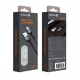 Кабель Lightning 2.4A (1m) Veron NL09 Nylon — Black