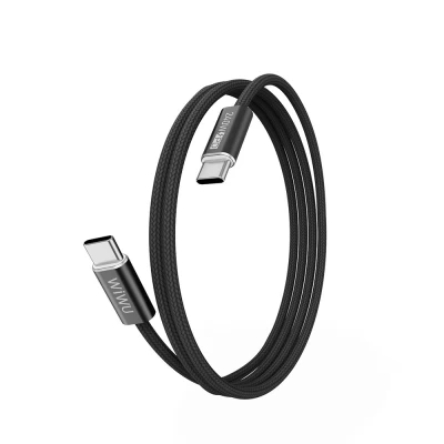 Кабель USB C to C 240W PD (1.5m) WiWU Wi-C101 — Black