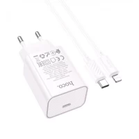 Home Charger 20W PD3.0 C to Lightning Cable (1m) Hoco C143A