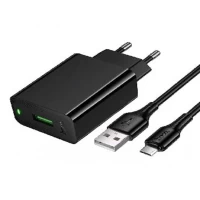 Home Charger 2.1A 1U Micro Cable (1m) Hoco CS92A