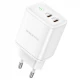 Home Charger 35W 2 PD3.0 C to C Cable (1m) Borofone BN9 — White
