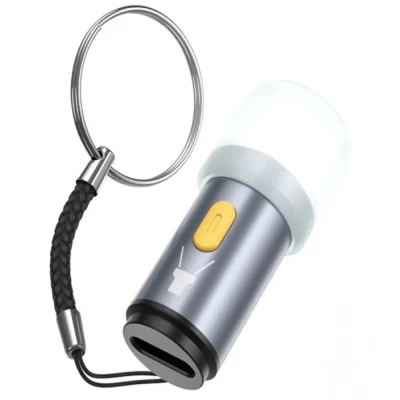 Adapter USB C To LED light — Hoco UA38A  — Gray