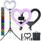Heart Shaped Light RGB LED 48 cm 19