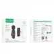 Wireless Digital Microphone Hoco L15 Type-C Crystal lavalier — Black Wireless Digital Microphone Hoco L15 Type-C Crystal lavalier — Black