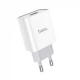 Home Charger 2.1A 1U Micro Cable (1m) Hoco C81A — White